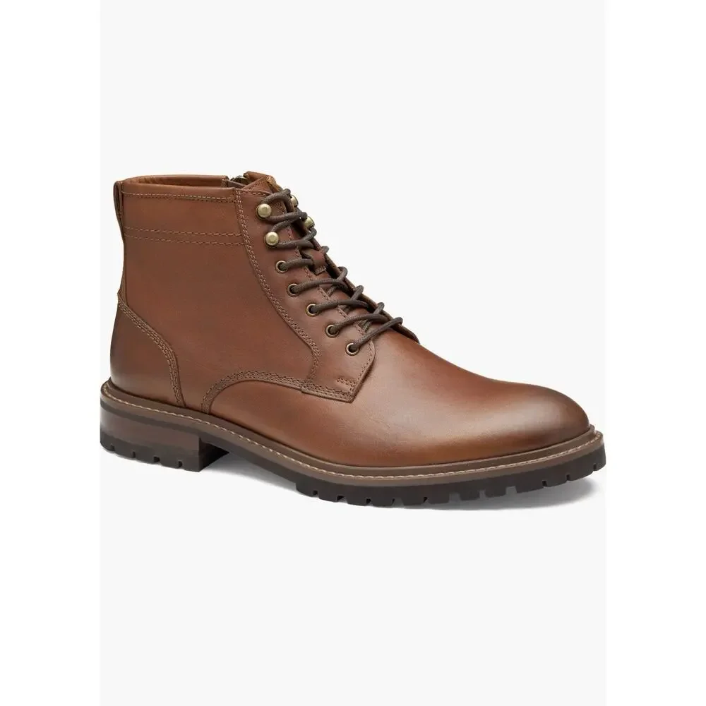 $200 JOHNSTON & MURPHY Barrett Plain Toe Boots Men's Size 13M